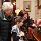 Lynda Short, left, with daughter Catherine Short, and granddaughter Grace Thompson, take a tour...