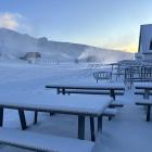 Cardrona skifield staff arrived to a thick blanket of snow yesterday morning. PHOTO: SUPPLIED
