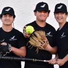 Rising Otago softballers (from left) Ropata Campbell, Crew Wilson and Taki Adlam are part of the...