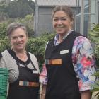 Otago Community Hospice head chef Rose Tamplin (left) and dedicated kitchen volunteer Aimee...