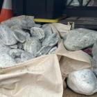 Police recovered 365 pieces of pounamu, West Coast. Photo: Supplied / NZ Police via RNZ