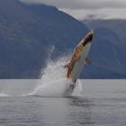 A Hydro Attack submersible in Queenstown Bay. Photo: Gregor Richardson
