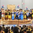 Pupils from primary schools around South Canterbury take to the stage to celebrate Samoan...