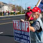 A protester in the United States. PHOTO: REUTERS
