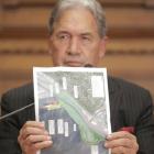Minister for Rail Winston Peters announcing the Cook Strait ferry replacement plan back in March....