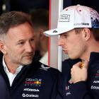 Red Bull's Max Verstappen with team principal Christian Horner in this file photo. Photo: Reuters