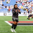 Ma'a Nonu warming up ahead of Toulon's semi-final in France's French Top 14 competition. Photo:...