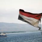 The boat sank of Bali's Ketapong port. Photo: Getty Images
