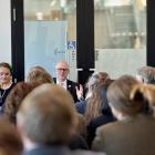 Associate Minister of Health and Minister of Mental Health Matt Doocey visits Gore yesterday for...