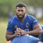 Otago lock Joseva Tamani prepares to take a lineout ball during a training session at Kettle Park...