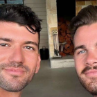 Luke Davies (left) and Jesse Baird. Photo: Instagram