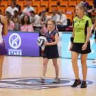 Queenstown umpire Sasha McLeod, pictured overseeing the ball presentation before an ANZ...