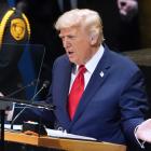 US President Donald Trump asked what the purpose of the United Nations was. PHOTO: AP
