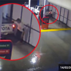 The last known images of Joseph Ahuriri were picked up by CCTV at the Waitomo Fuel Stop at Bay...