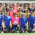 Keen youngsters gather at Logan Park to trial for an Otago team heading to Spain next year. Photo...