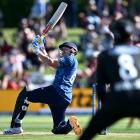 Harry Brooks hits out against the Black Caps. Photo: Getty Images