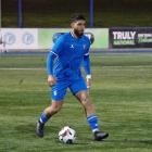 Travis Graham playing for Christchurch United earlier this year. PHOTO: LIAM HIGGINS