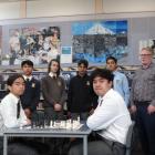 The Waitaki Boys’ High School chess team (from left) Sean Balbalin, Rundell Pelayo, Donovan...
