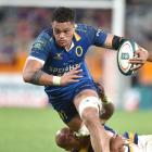 Otago No 8 Christian Lio-Willie on the charge during the NPC semifinal against Bay of Plenty....