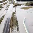 A flashback to flooding on the Rangitata River in December 2019. PHOTO: ALLIED MEDIA FILES

