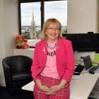 Dunedin mayor-elect Sophie Barker settles into her office at Burns House in the central city. The...
