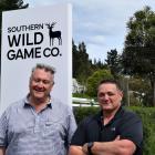 Looking forward to a productive future are Southern Wild Game Co project lead Jim Goodall (left)...
