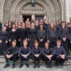 The Southern Youth Choir outside St Paul's earlier this year. PHOTO: SUPPLIED