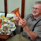 Steven Homes holds the most treasured part of his Great Exhibition collection. Photo: Stephen...