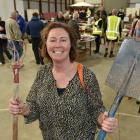 Carolyn Campbell, of Mosgiel, is equipped to tackle spring in the garden after findings some gems...