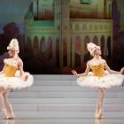 Catarina Esteves Collins and Hannah Thomson perform as the Hokey Pokey Dancers in RNZB’s The...