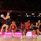 Silver Fern Georgia Heffernan in action against England Roses earlier this month. Photo: Morgan...