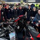 The team at Oamaru Honda, which has been named Honda motorcycle dealer of the year, are (from...