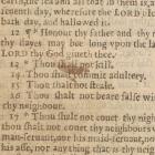 The famous page from the 1641 "Wicked Bible". PHOTO: UNIVERSITY OF CANTERBURY.