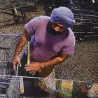 Rajinder was caught on supermarket CCTV without a wound to his hand just hours before the murder....