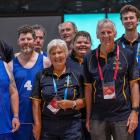 The Otago basketball team in Christchurch yesterday (from left) coach Ryan Youmans, Jake Bulgar,...