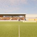 An impression of what the Network Waitaki Event Centre grandstand will look like. PHOTOS: SUPPLIED