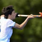 Alpiners player Nick Lidstone in action during round six of the Premier Hockey League in...