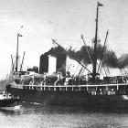Union Steam Ship Co’s Wellington-Picton ferry steamer Tamahine on its maiden voyage. — Otago...