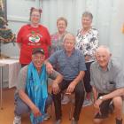 Sherpa Shop volunteers (back row, from left) Helen Cornelius, Anne Williams, Marj Irving, (front,...