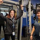 Advance Fitness Conon St club manager Camila Muller Angonese (right) and Ronald McDonald House...