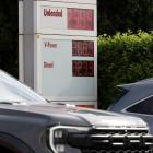 Fuel prices are displayed outside a Shell petrol station in Sydney. Photo: Reuters 