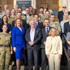 Participants in the Five Eyes combined digital leadership summit, held in Washington in earlier...