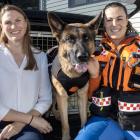 Giuliana and Rosie Petronelli with Lanza, they also have two other dogs and two young daughters....