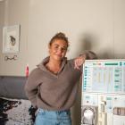 Maddie relies on a hemodialysis machine every night to keep her alive. PHOTO: DANIEL ALVEY