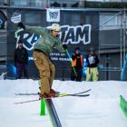 Neve Smith, a member of the Freeride World Tour Academy based at the Remarkables Ski Area,...