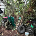 Tom Phillips and one of the  campsites he used in Waikato. Photo: RNZ and NZ Police