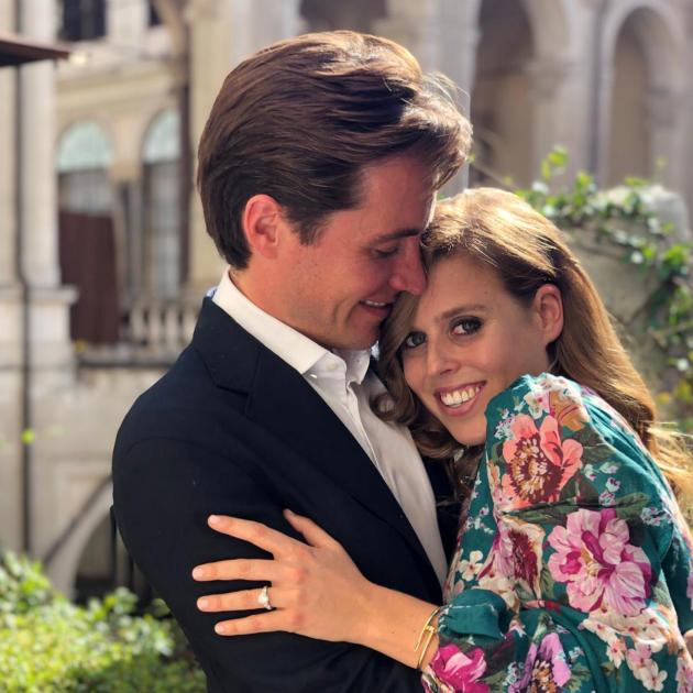 Princess Beatrice and Edoardo Mapelli Mozzi will marry next year. Photo: Buckingham Palace via...