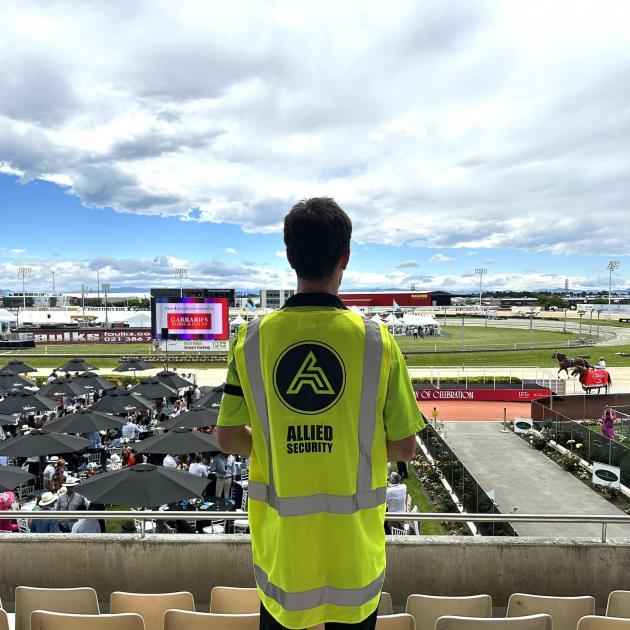 Looking out over Addington Raceway. Photo: Allied Security / Facebook