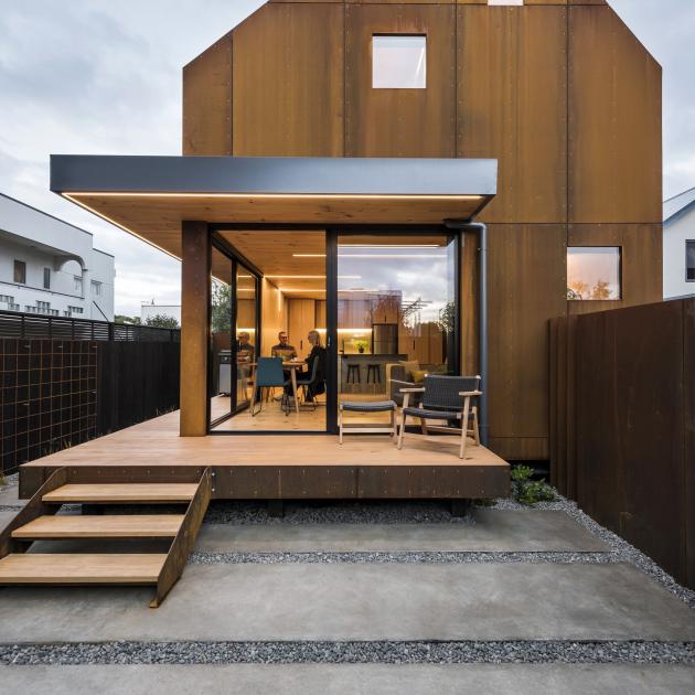 Cor-ten steel, sometimes referred to as weathering steel, and wide-tray corrugated iron are...
