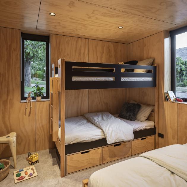 A lot of work went into lining the sheets of ply up with window and door heads.